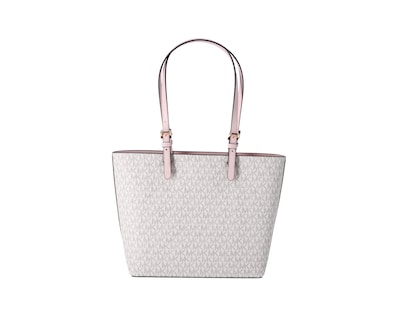 Foto 2 | Bolsa Michael Kors Jet Set Medium Logo Pocket Tote Bag 35f3gtvt3b Blanco