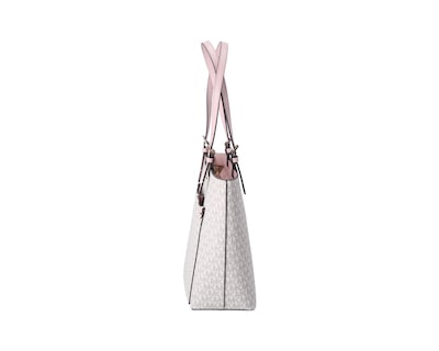 Foto 4 | Bolsa Michael Kors Jet Set Medium Logo Pocket Tote Bag 35f3gtvt3b Blanco