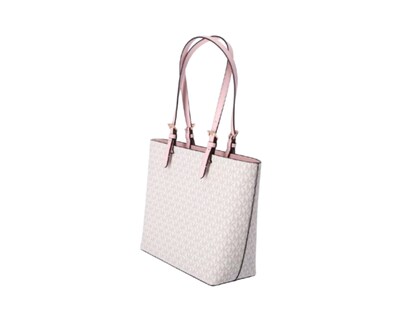 Foto 6 | Bolsa Michael Kors Jet Set Medium Logo Pocket Tote Bag 35f3gtvt3b Blanco
