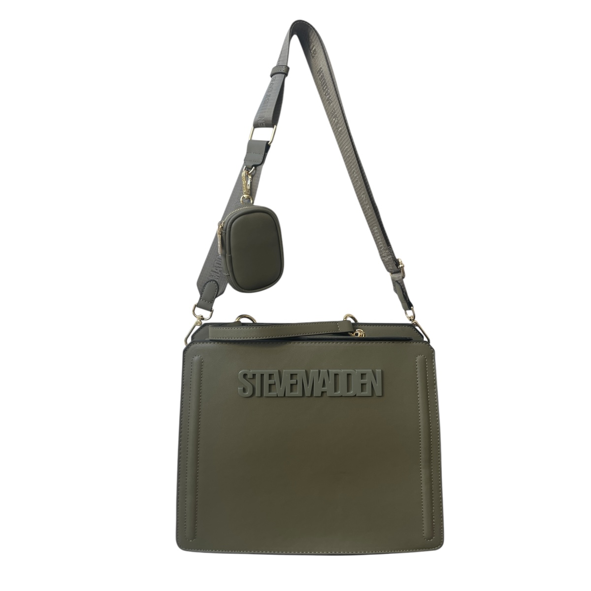 Foto 6 pulgar | Bolsa para Dama Steve Madden Bevelyn Olive XL