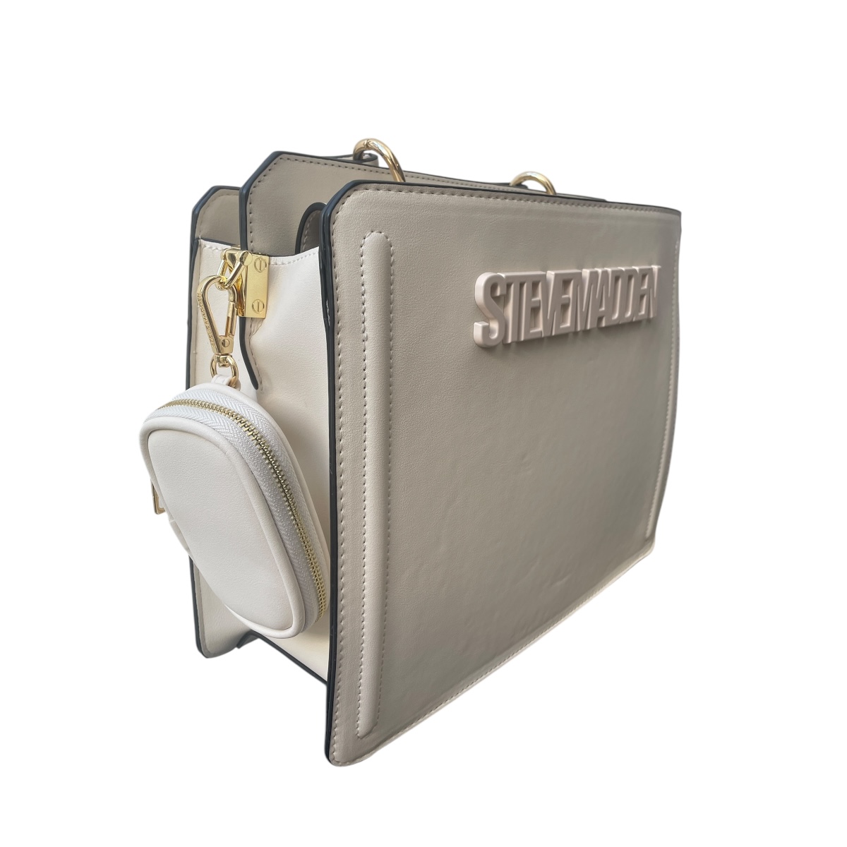 Foto 3 | Bolsa para Dama Steve Madden Bevelyn Cream XL