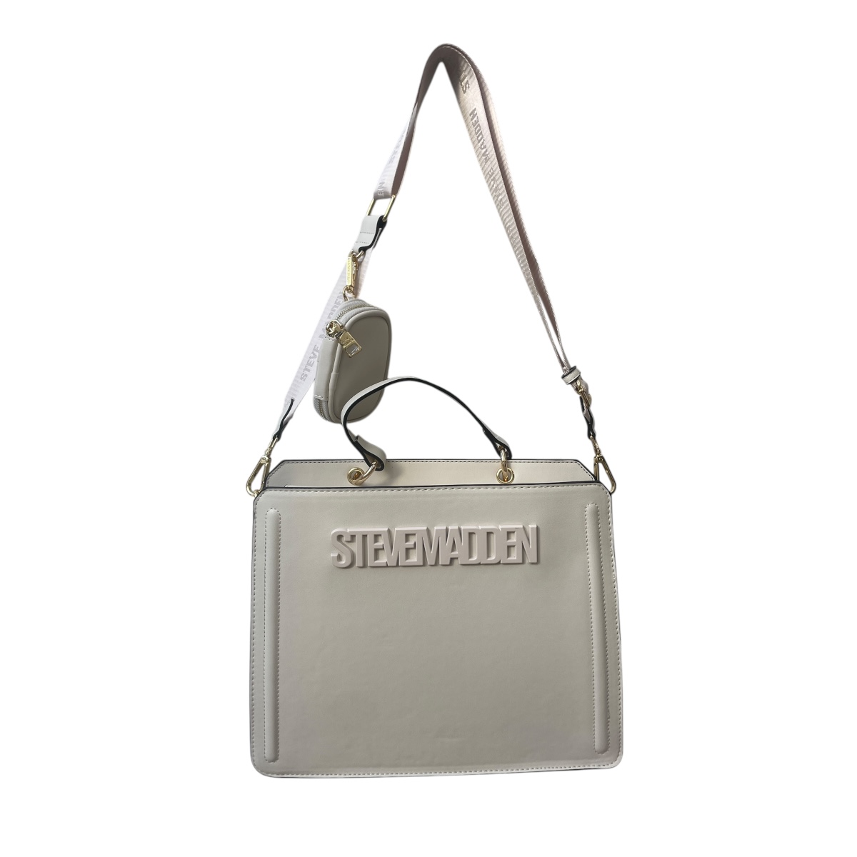 Foto 4 | Bolsa para Dama Steve Madden Bevelyn Cream XL