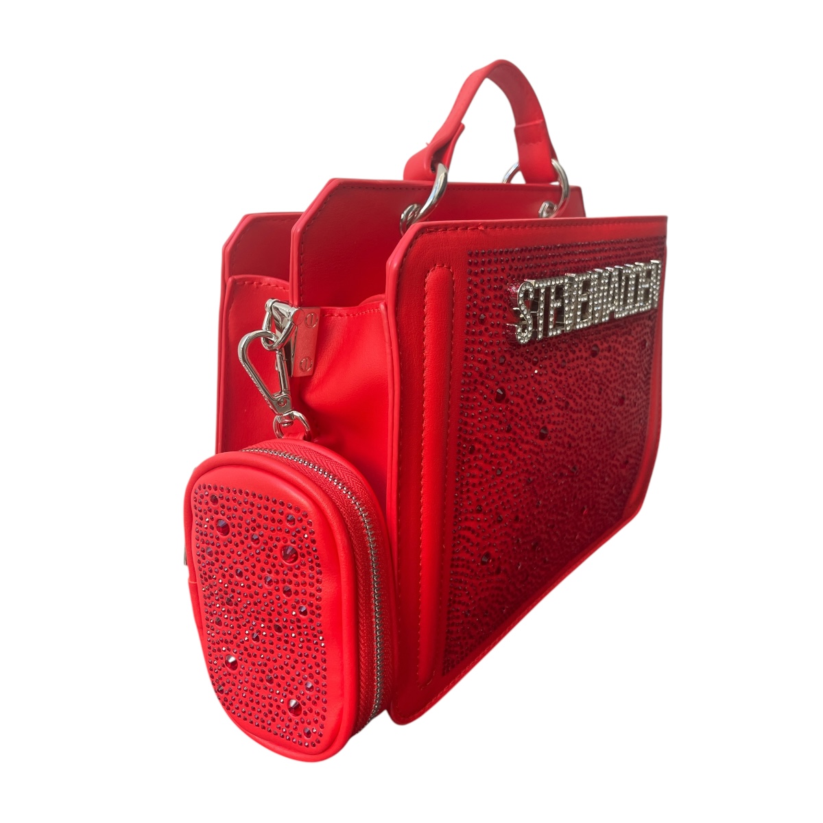 Foto 6 pulgar | Bolsa Steve Madden Bevelyn Rhinstones Red