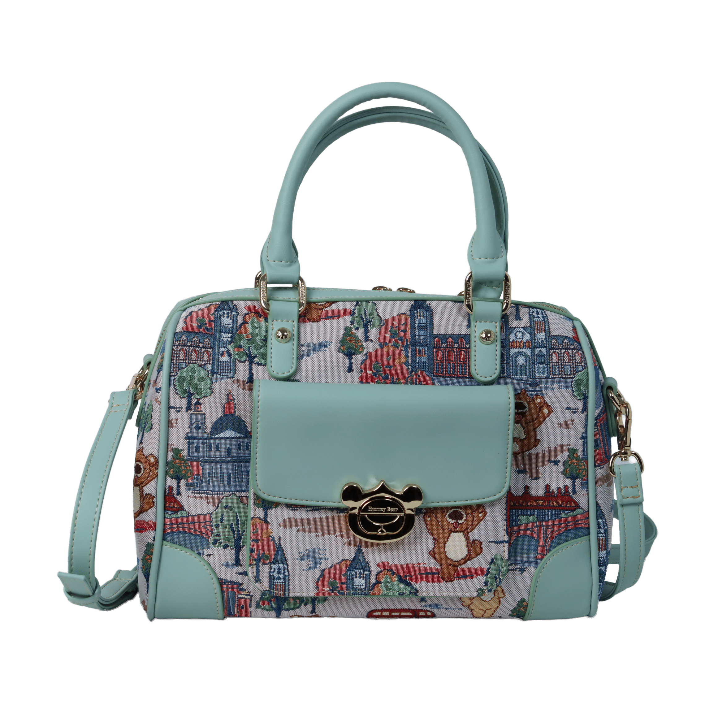 Foto 2 pulgar | Bolso Boston Henney Bear H1145 London Bridge