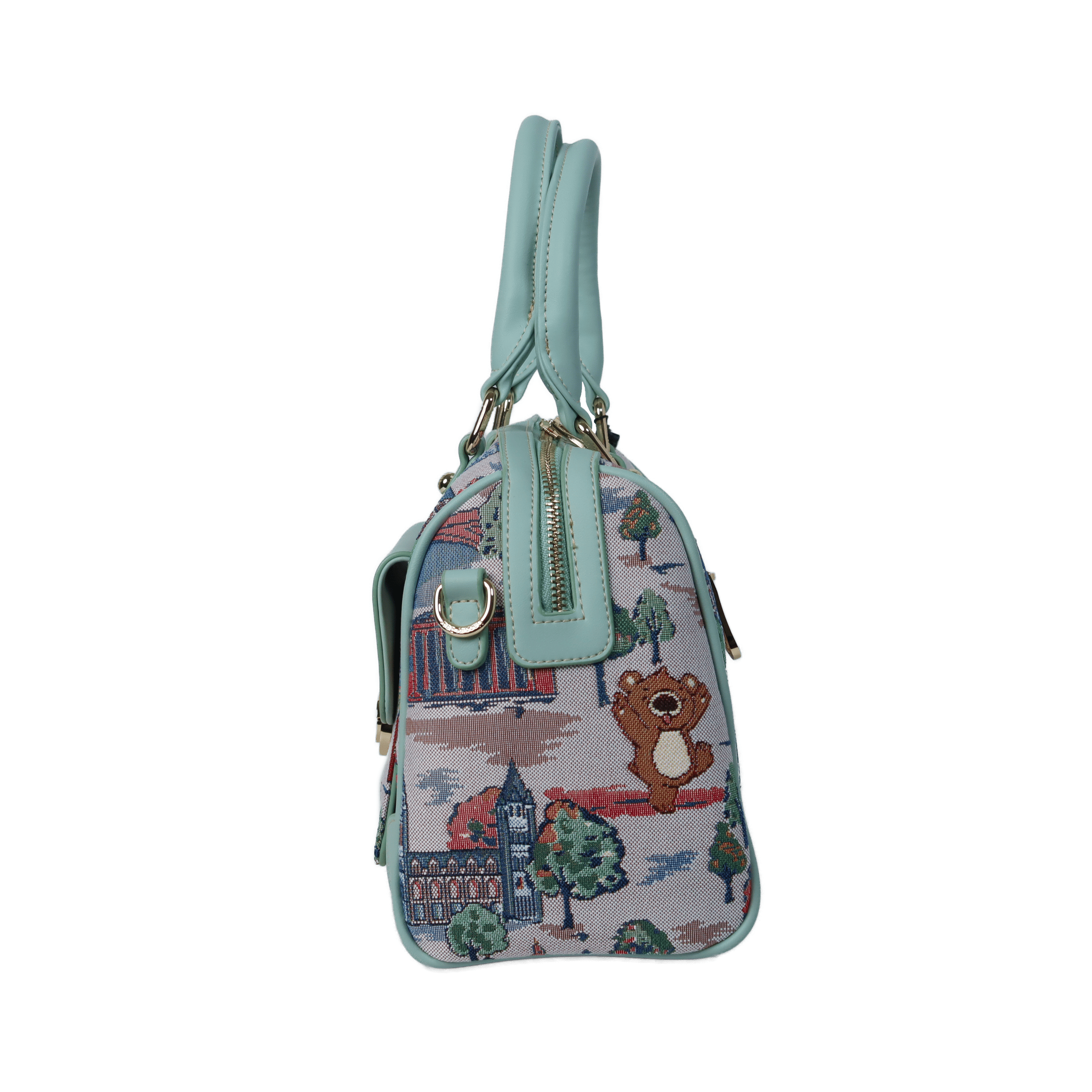 Foto 3 pulgar | Bolso Boston Henney Bear H1145 London Bridge