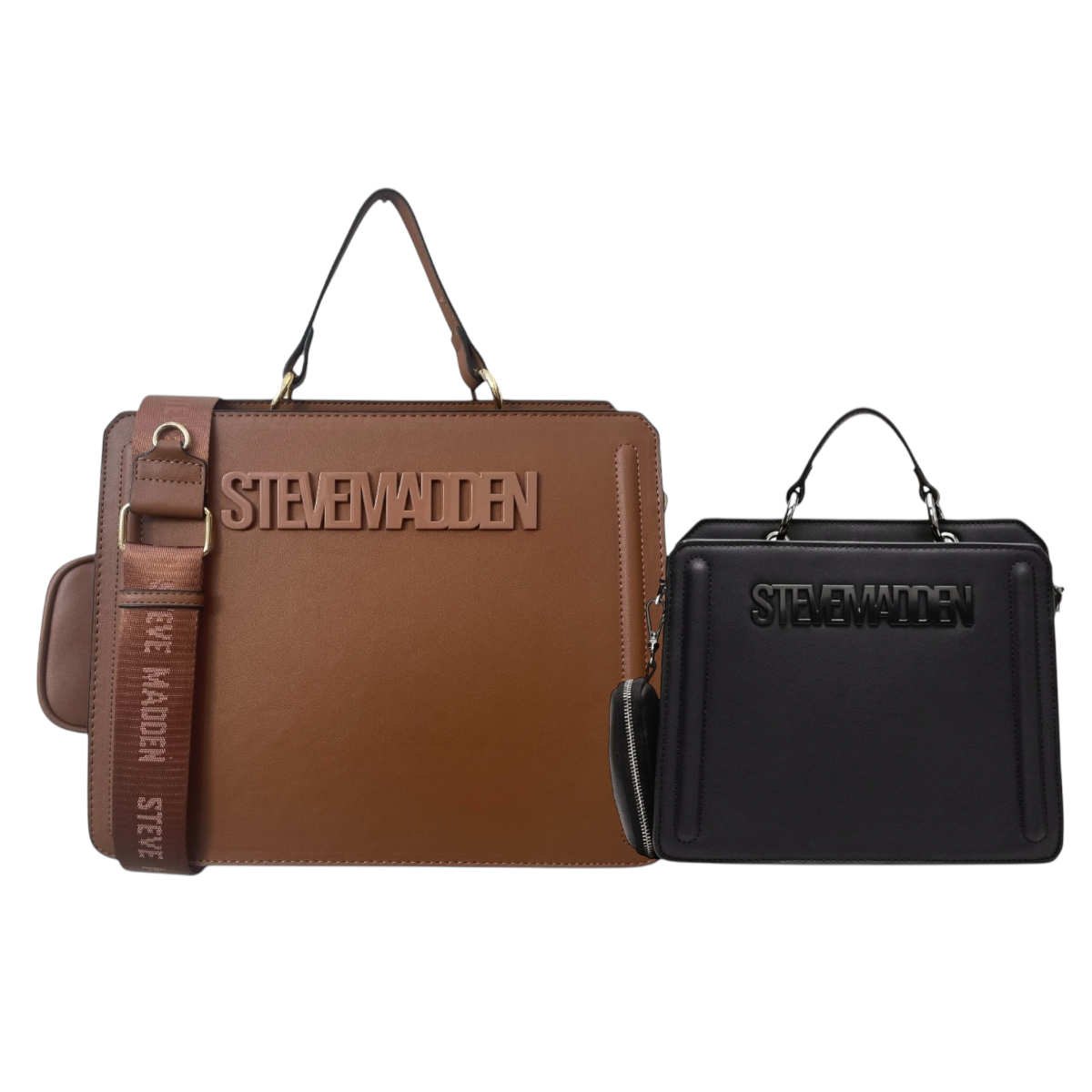 Combo De Bolsas Bevelynxl Cognac + Bevelyn Black