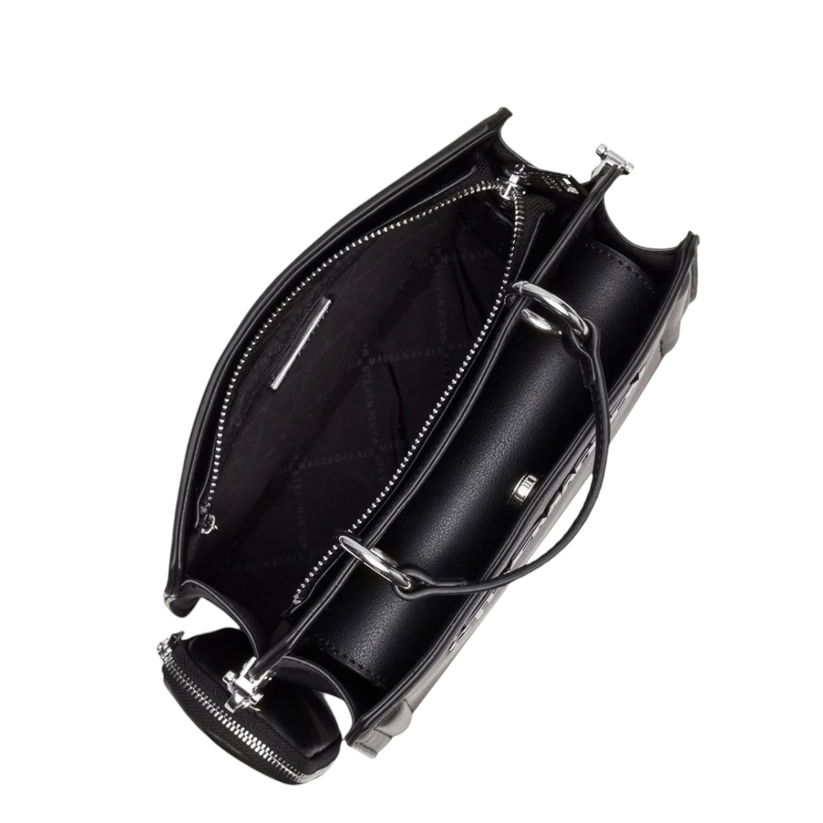 Foto 4 pulgar | Combo de Bolsas Bevelyn Black + Mini Bevelymm Pink Steve Madden