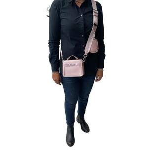 Foto 7 | Combo de Bolsas Bevelyn Black + Mini Bevelymm Pink Steve Madden