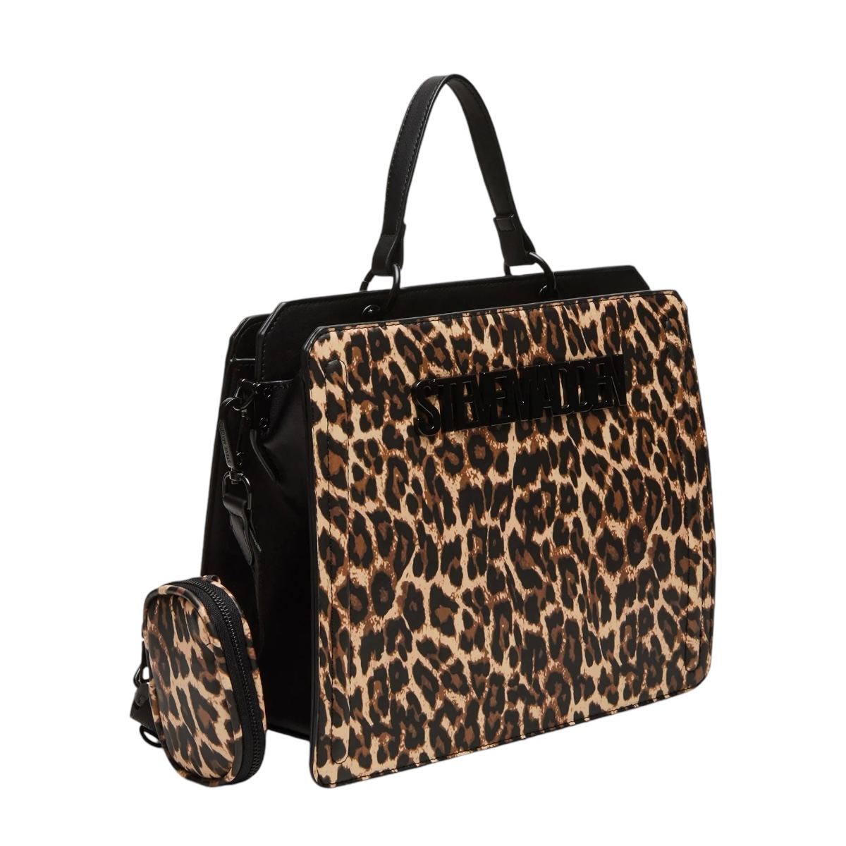 Foto 3 pulgar | Combo de Bolsas Bevelynxl Leopardo + Bevelyn Black Steve Madden