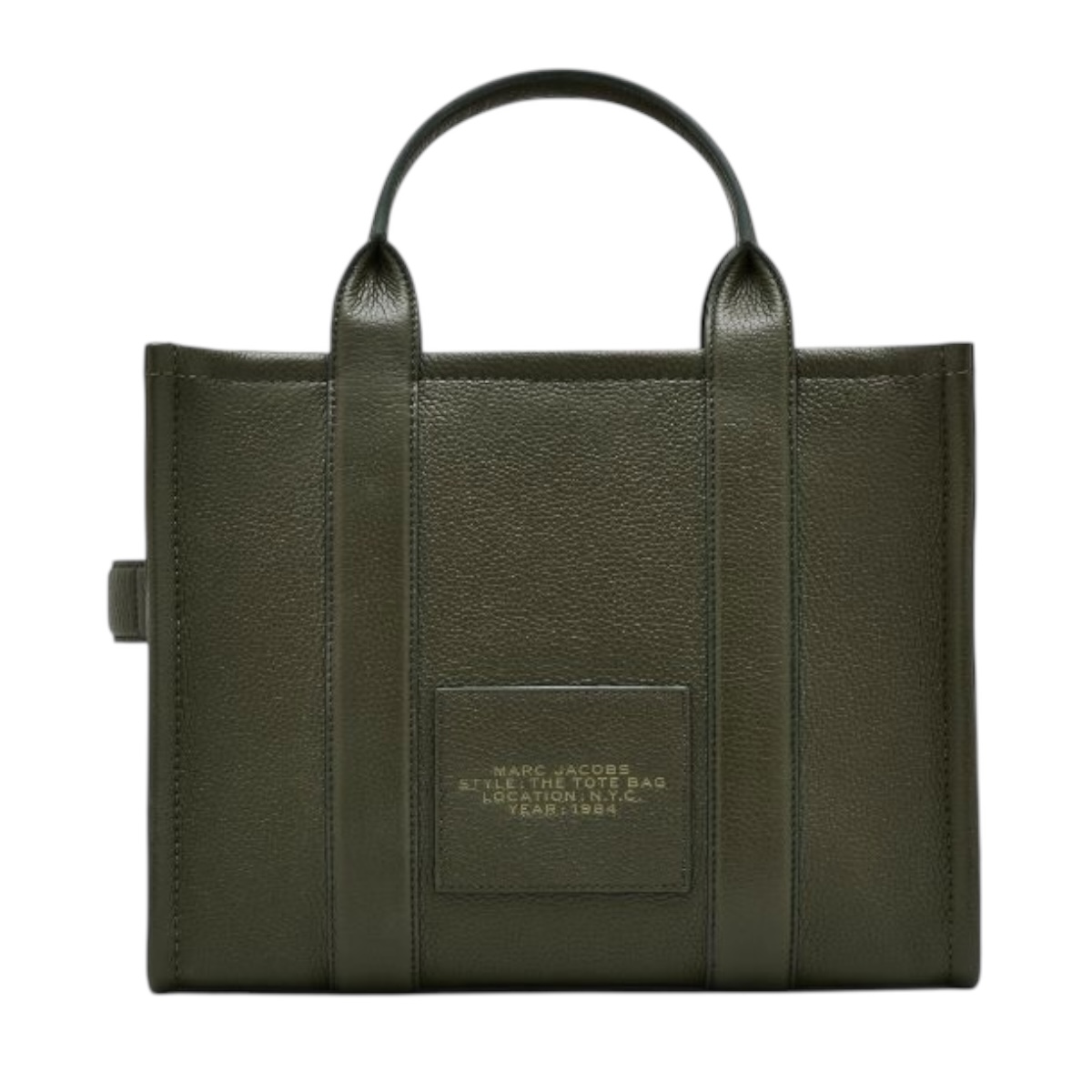 Foto 3 pulgar | Bolsa The Marc Jacobs The Tote Bag Piel Green Forest