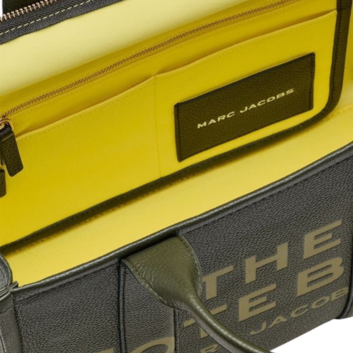 Foto 6 pulgar | Bolsa The Marc Jacobs The Tote Bag Piel Green Forest