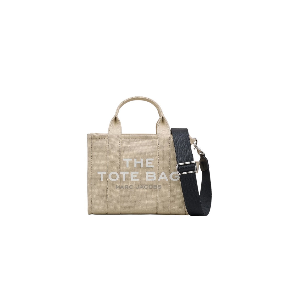 Foto 2 pulgar | Bolsa The Marc Jacobs Tote Bag Canvas Beige Small