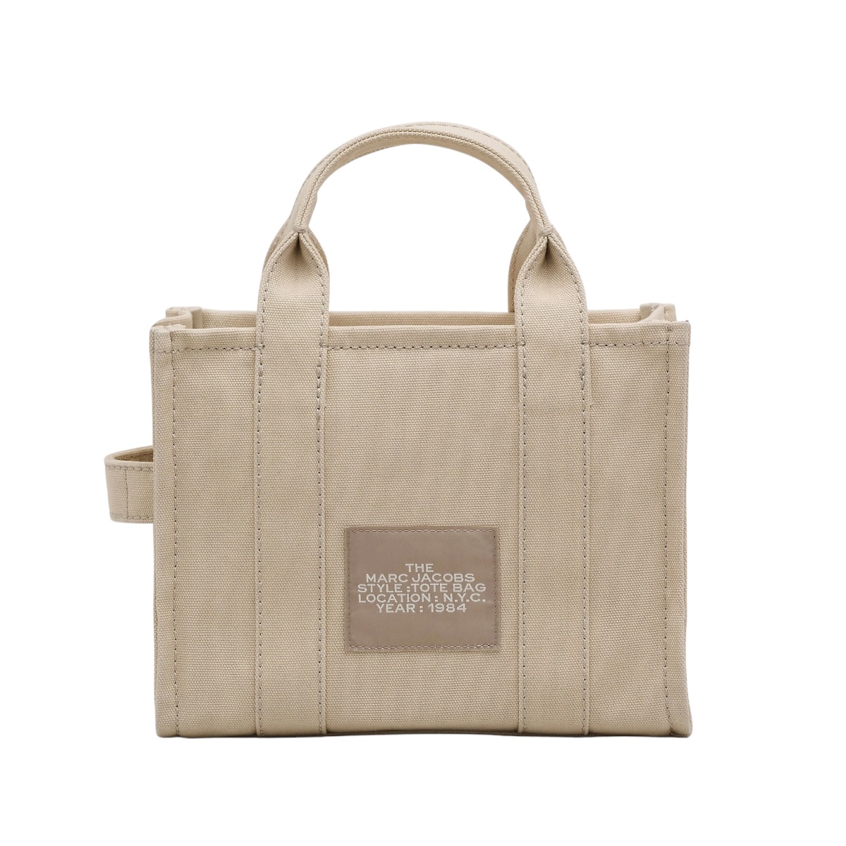 Foto 3 pulgar | Bolsa The Marc Jacobs Tote Bag Canvas Beige Small