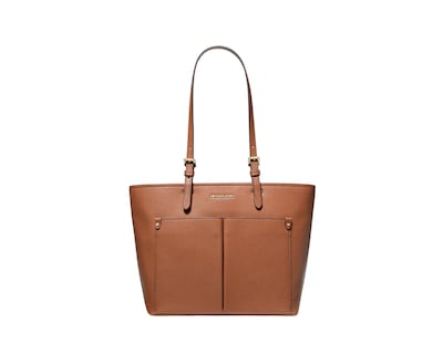 Foto 1 | Bolsa Michael Kors Jet Set Medium Logo Pocket Tote Bag 35f3gtvt8b Café