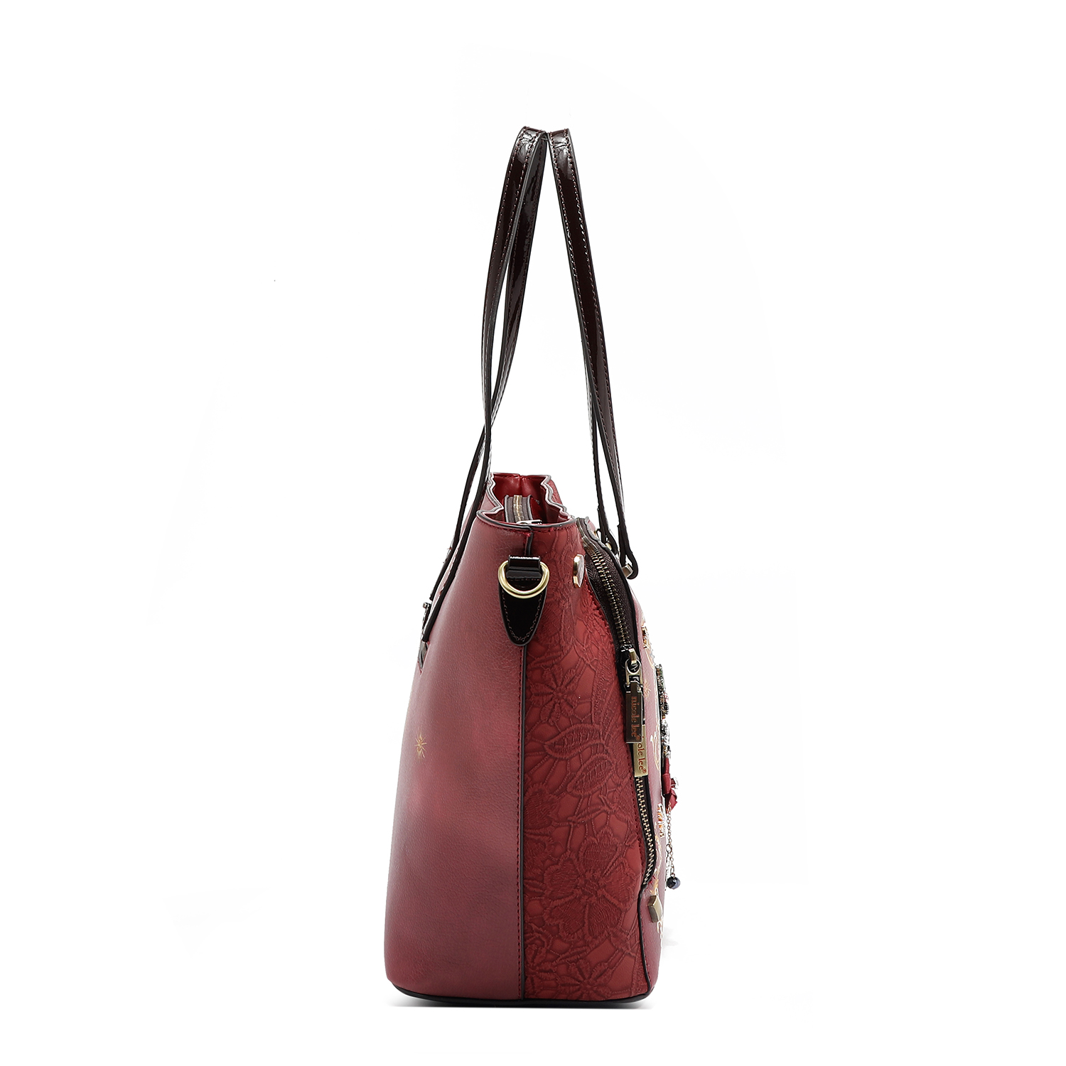 Foto 4 pulgar | Bolsa Shopper De Nicole Lee Estampado The Queen