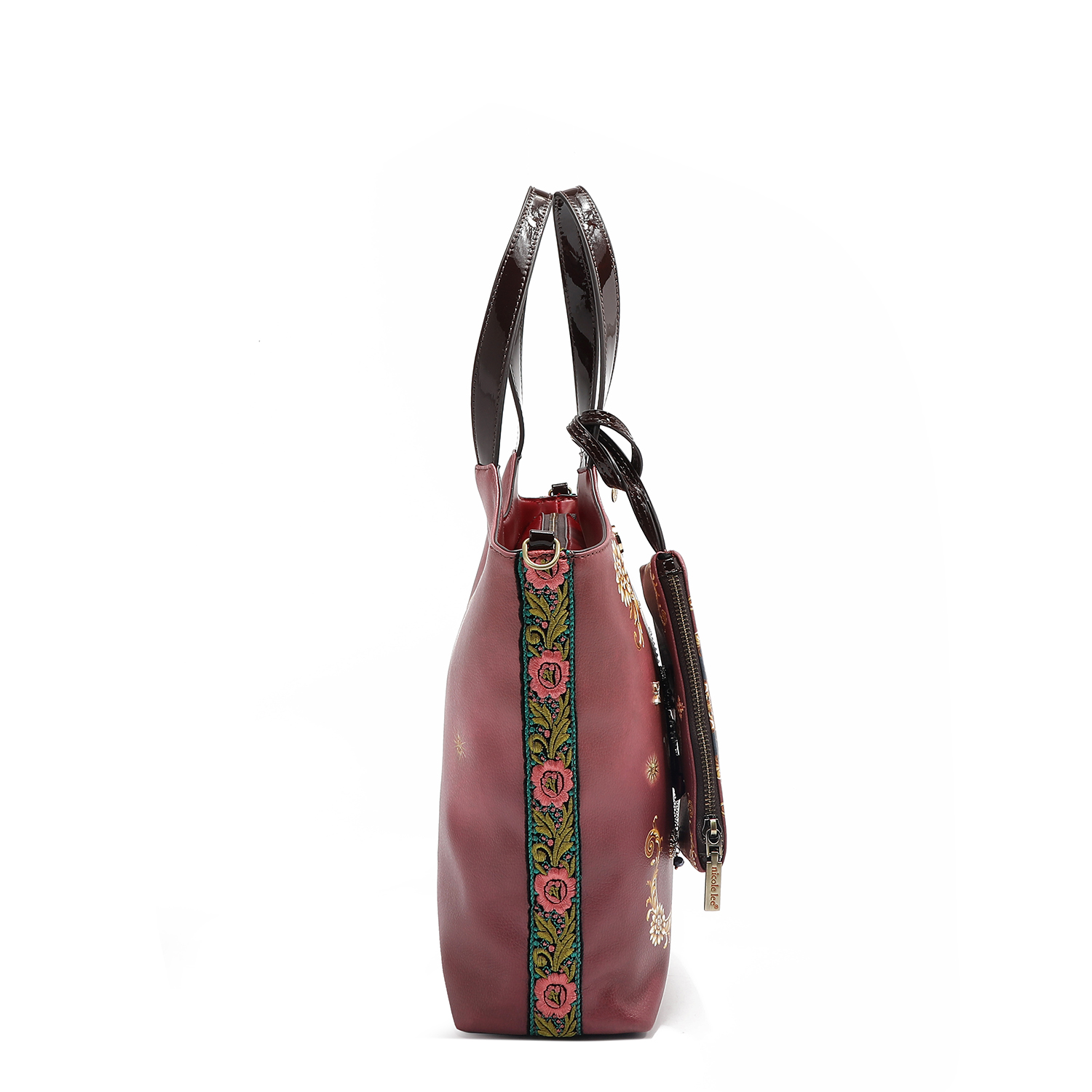 Foto 5 pulgar | Bolsa Tote Con Cartera De Nicole Lee Print The Queen