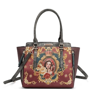 Foto 8 | Set 3pz Bolsas Y Cartera Nicole Lee Print The Queen