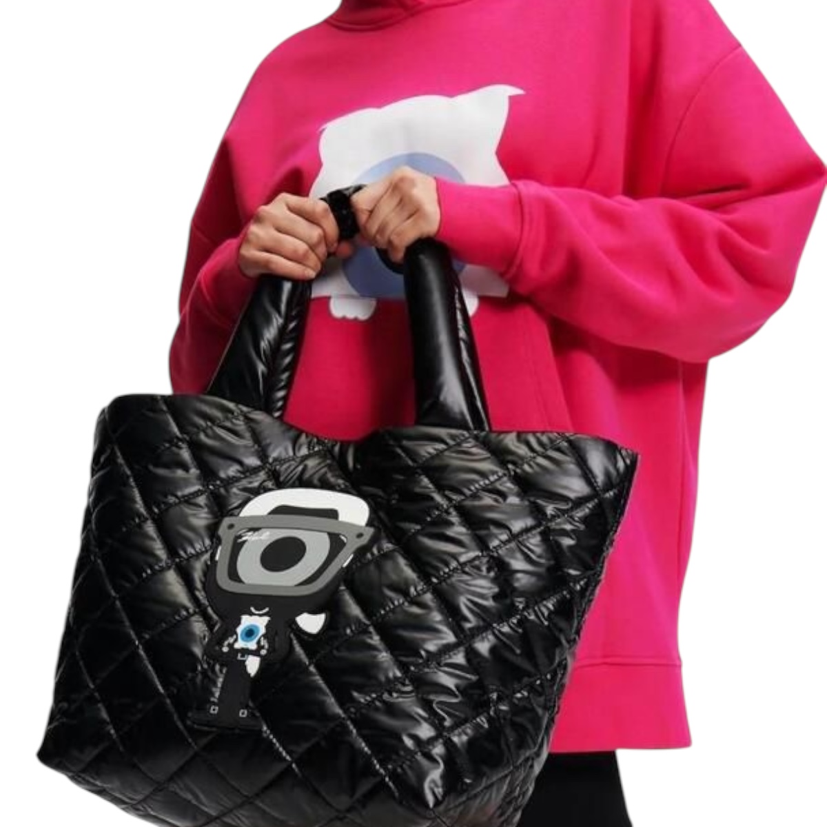 Foto 4 | Bolsa Estilo Tote Karl Lagerfeld Puffy Eye
