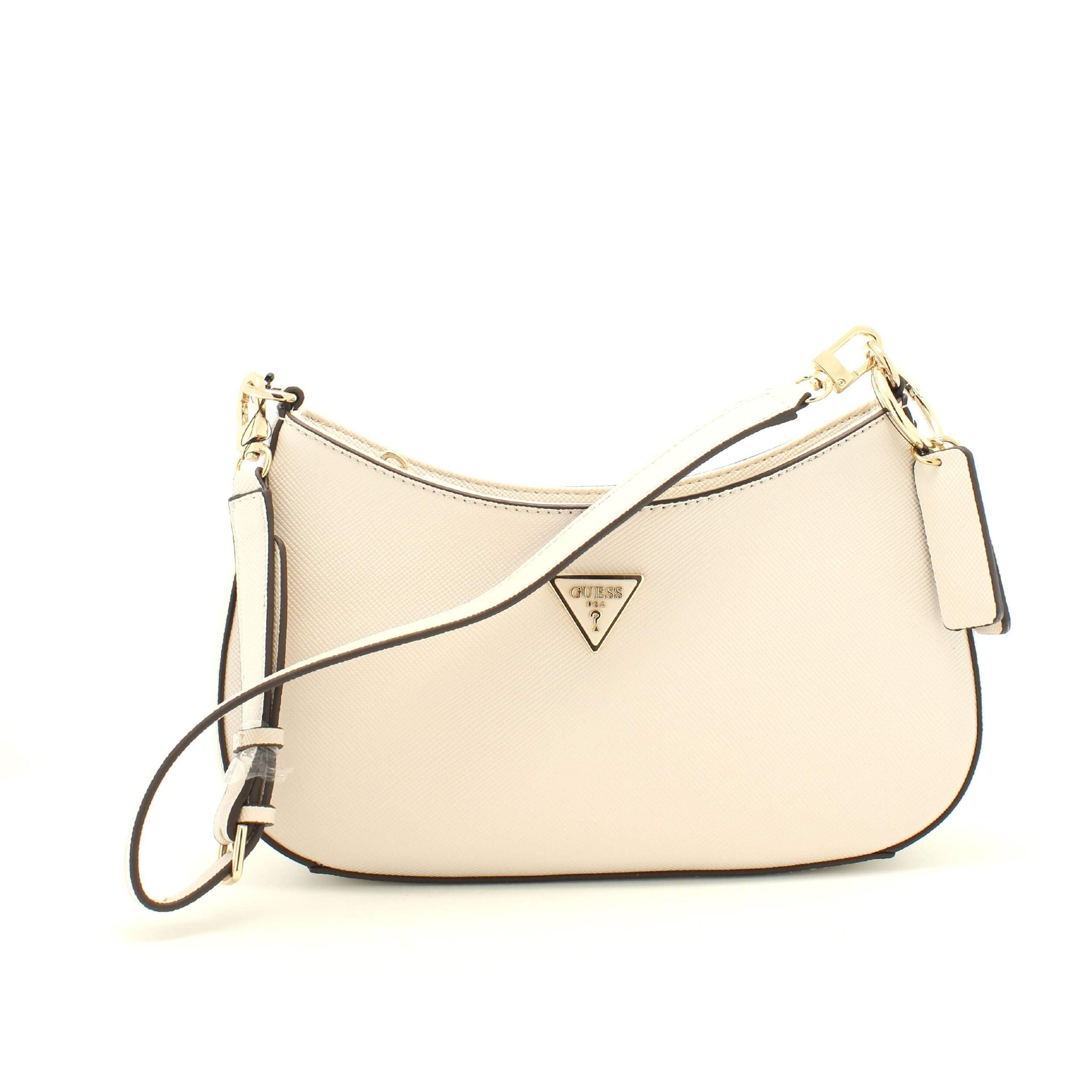 Bandolera Guess Noelle Top Zip Bone - Venta Internacional