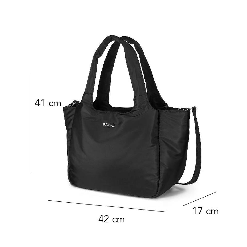 Foto 6 pulgar | Bolsa Tote Enso EB244317TT Negra