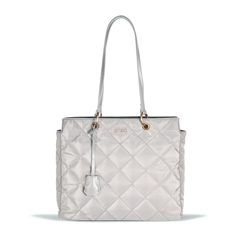 Foto 2 pulgar | Bolsa Tote Enso Mujer Eb244306tt Plata Plateado