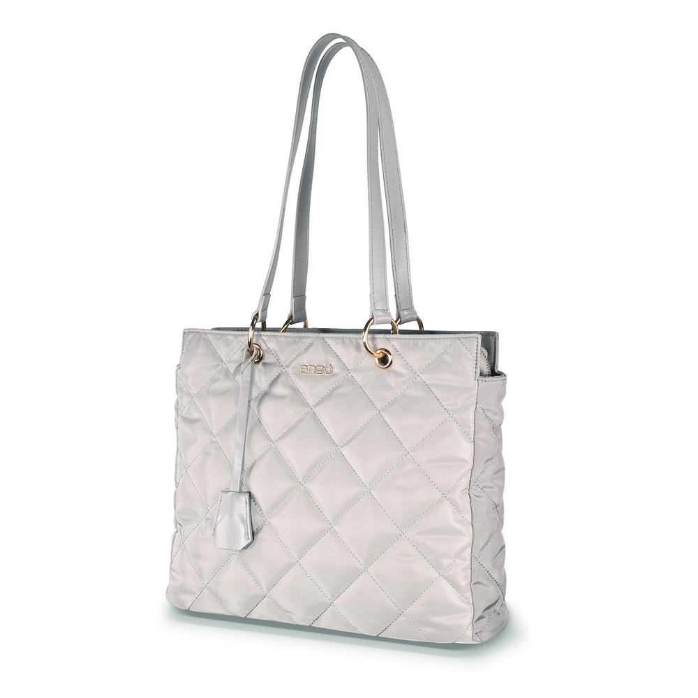 Foto 3 pulgar | Bolsa Tote Enso Mujer Eb244306tt Plata Plateado