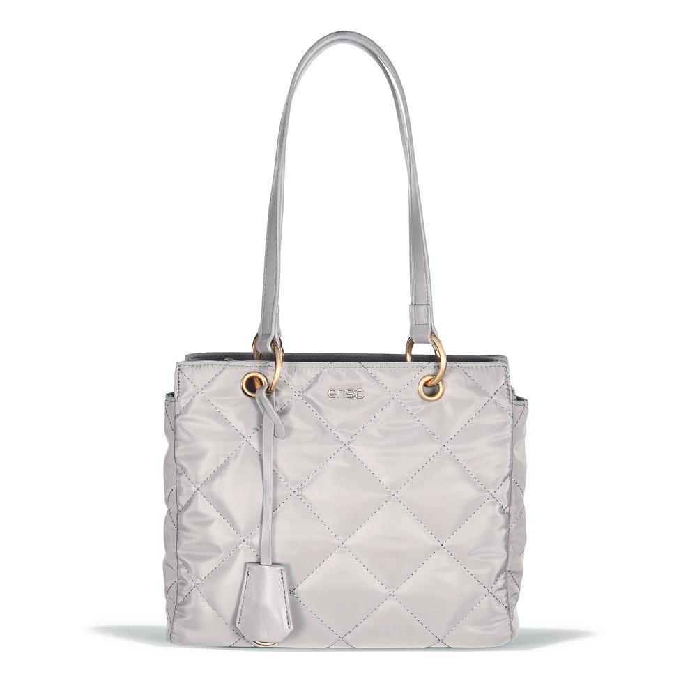 Foto 2 pulgar | Bolsa Tote Enso Mujer Eb244308tt Plata Plateado