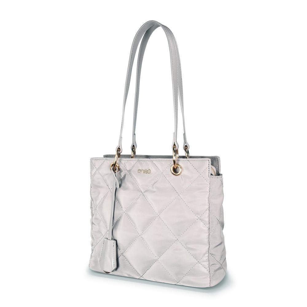 Foto 3 pulgar | Bolsa Tote Enso Mujer Eb244308tt Plata Plateado