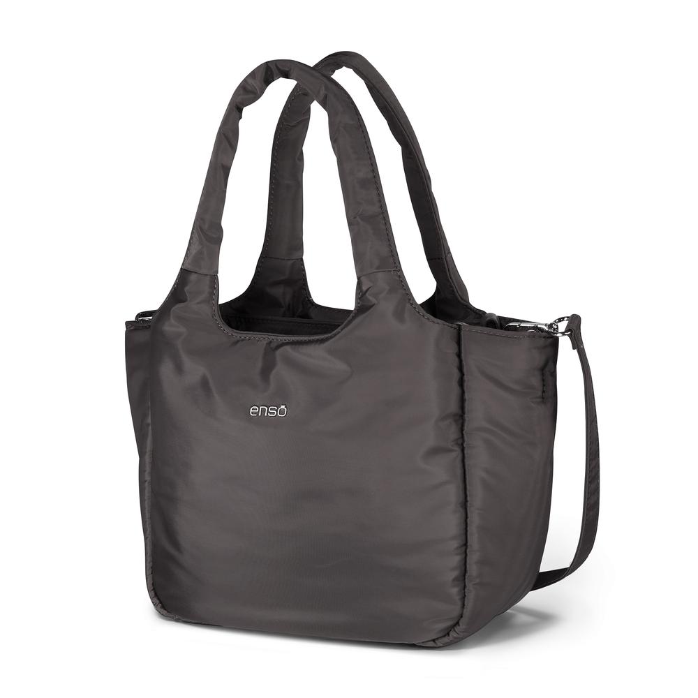 Foto 4 pulgar | Bolsa Tote Enso Mujer Eb244316tt Gris Gris