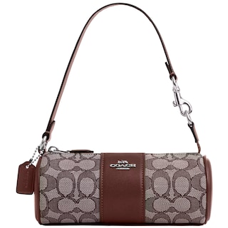 Foto 1 | Bolsa Coach Nolita Barrel Bag Signature Jacquard Cu989 Café