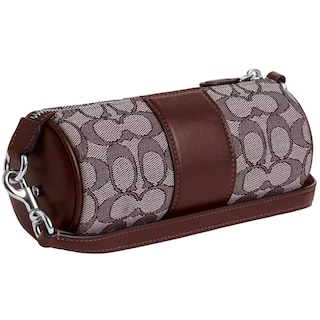 Foto 2 | Bolsa Coach Nolita Barrel Bag Signature Jacquard Cu989 Café