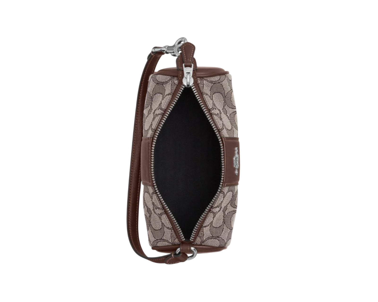 Foto 3 | Bolsa Coach Nolita Barrel Bag Signature Jacquard Cu989 Café