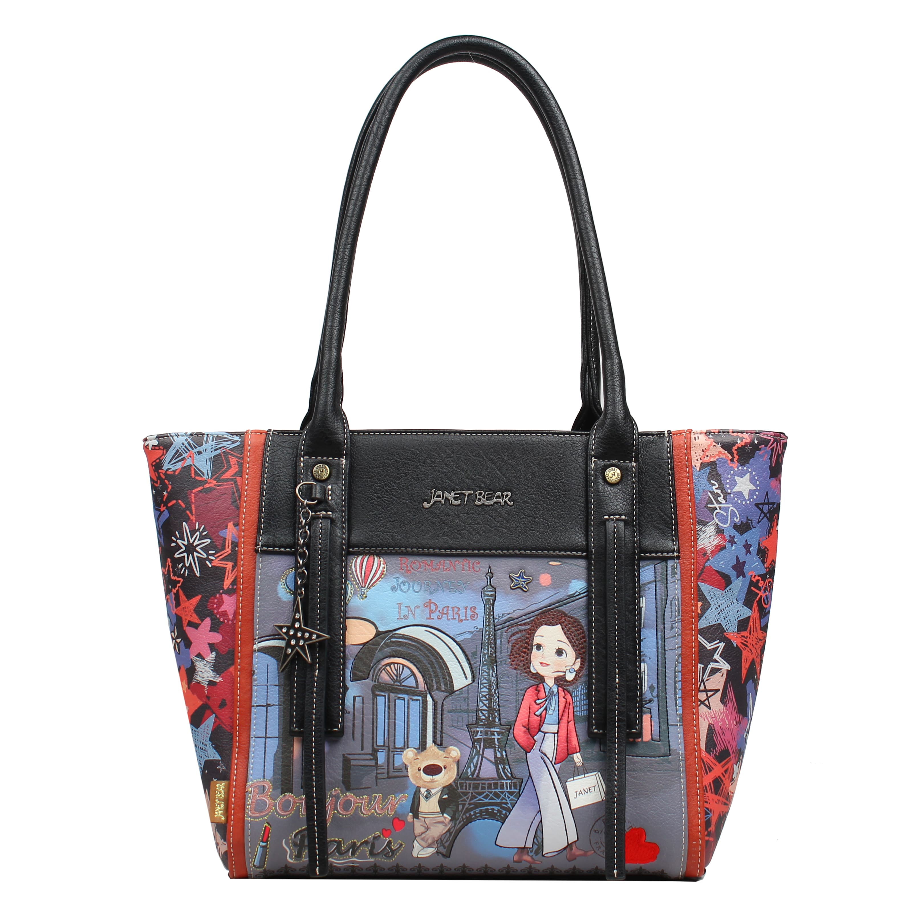 Foto 2 pulgar | Bolso Tote Janet Bear Paris Dream J052