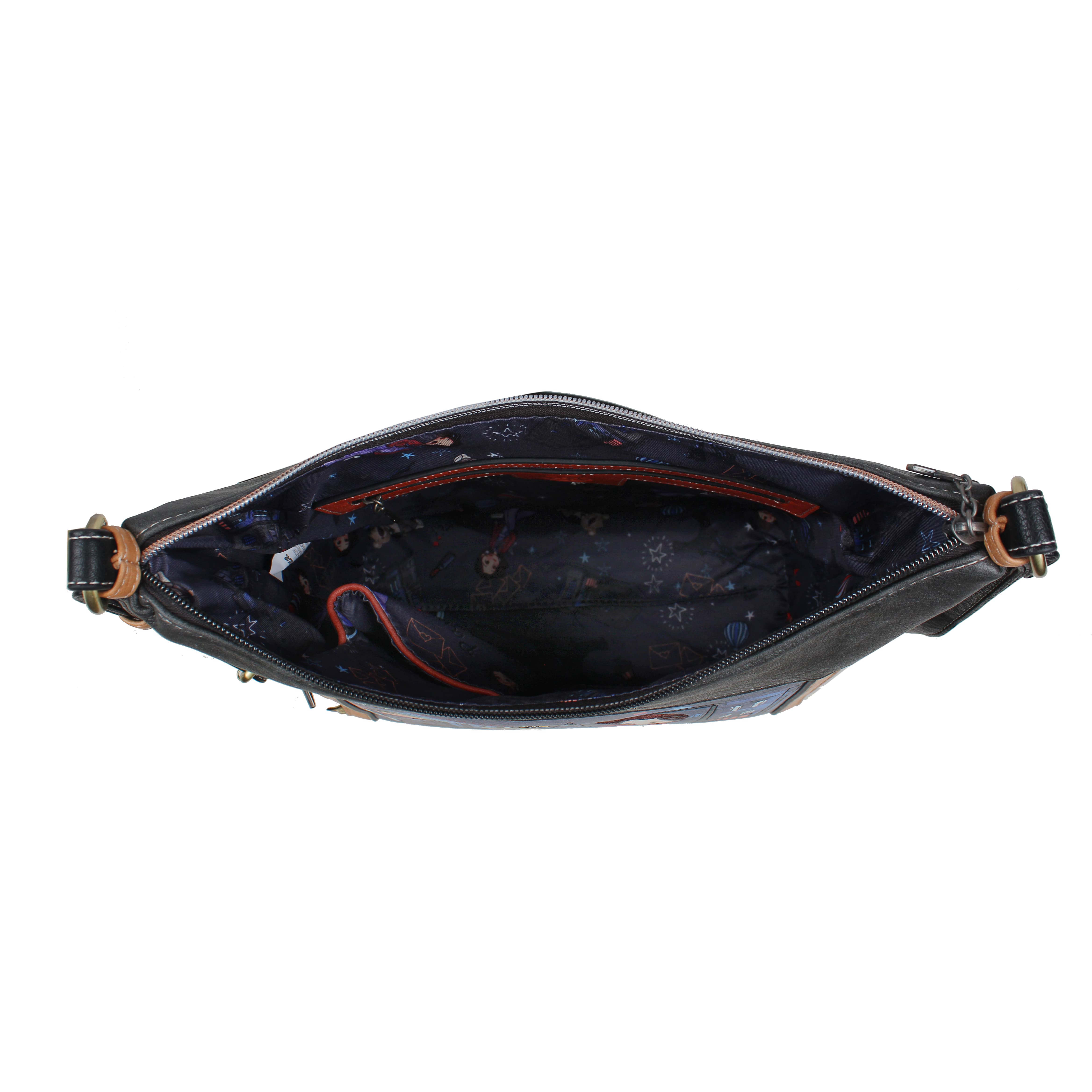 Foto 5 pulgar | Bolso Hobo Janet Bear Paris Dream J048a