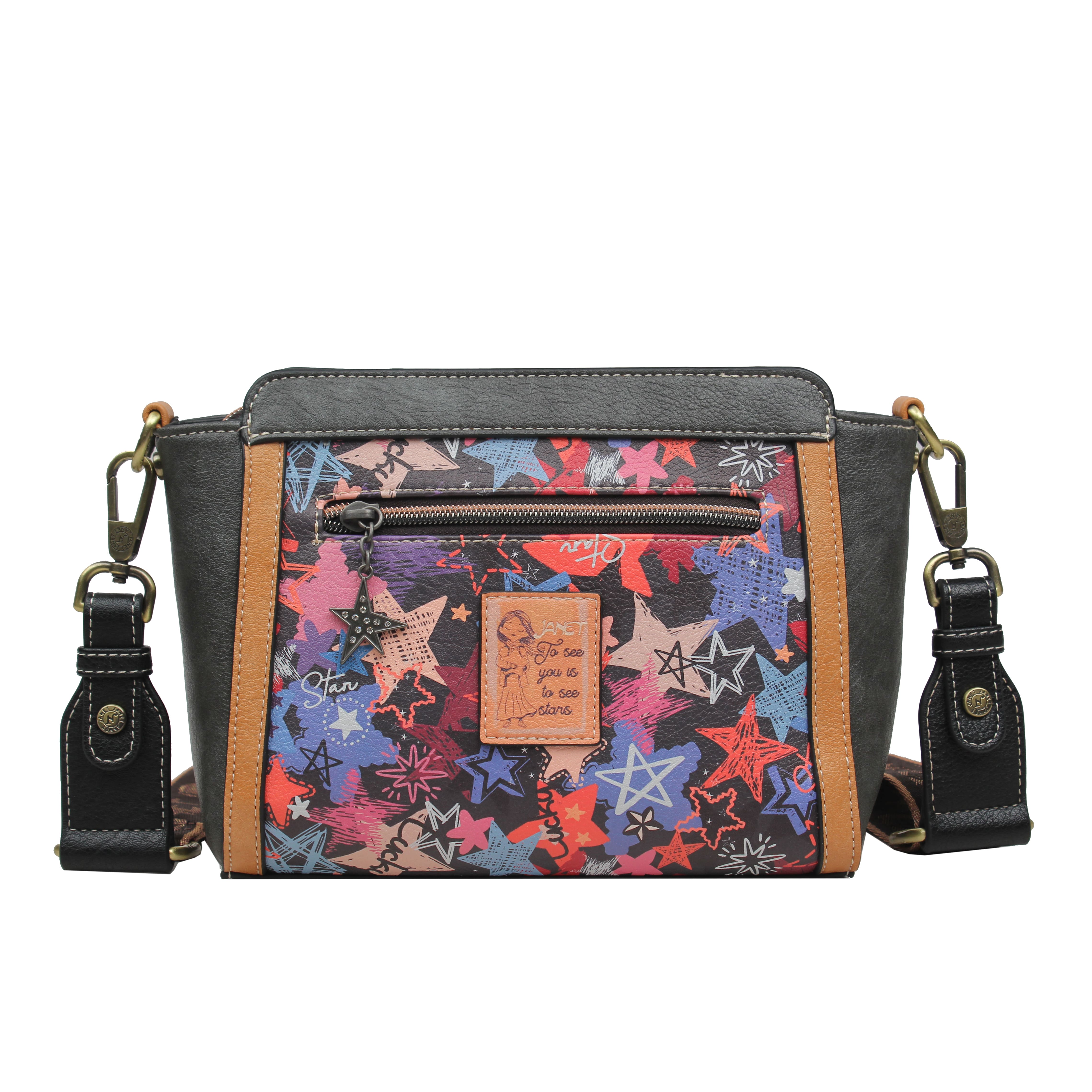 Foto 4 pulgar | Bolso De Hombro Janet Bear Paris Dream J067