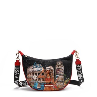 Foto 1 | Bolsa Shoulder Nicole Lee Estampado Martha Travels