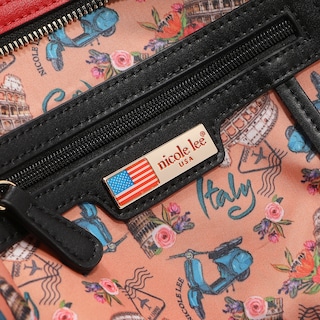 Foto 7 | Bolsa Boston Nicole Lee Estampado Martha Travels Travel