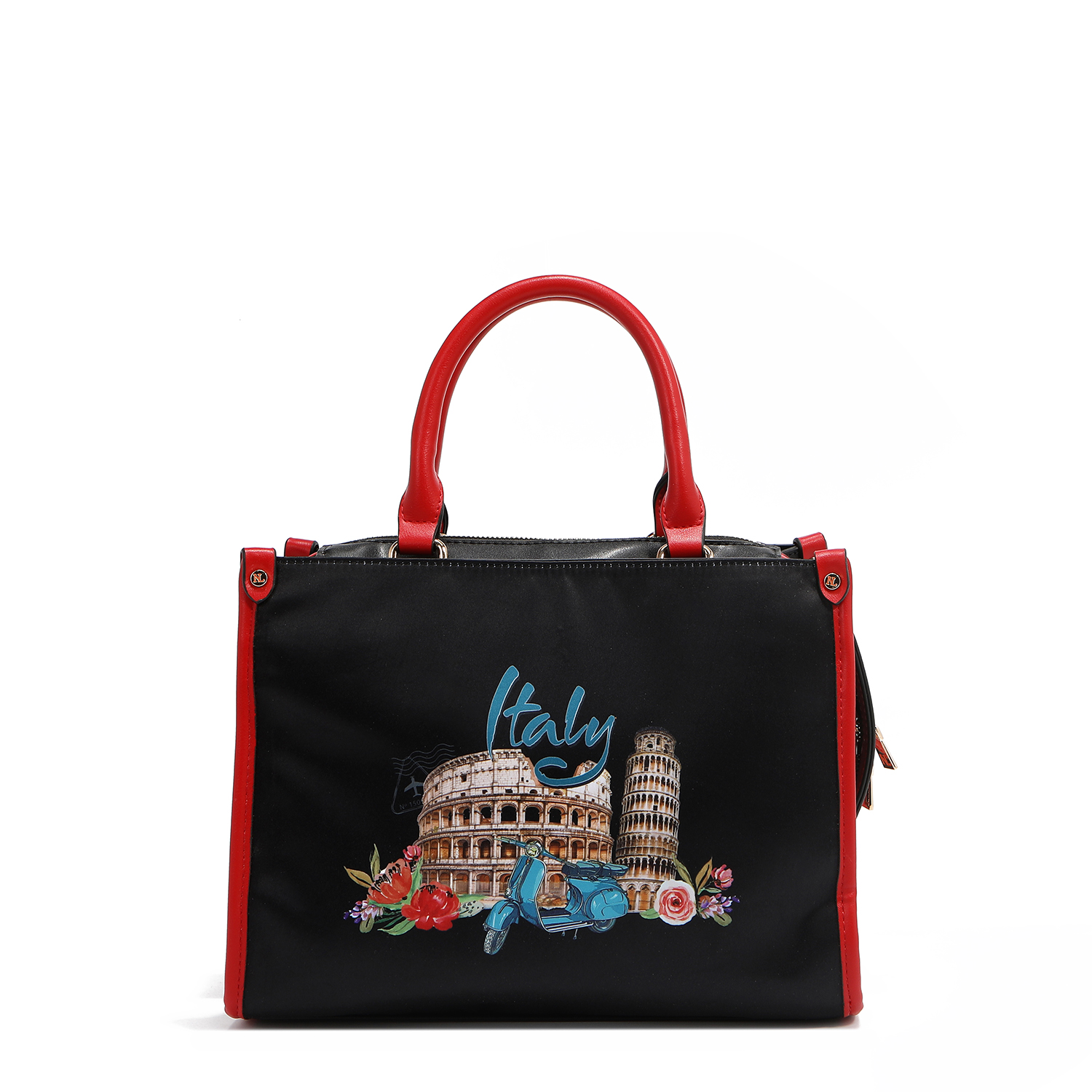 Foto 3 pulgar | Bolsa Tote Nicole Lee Estampado Martha Travels