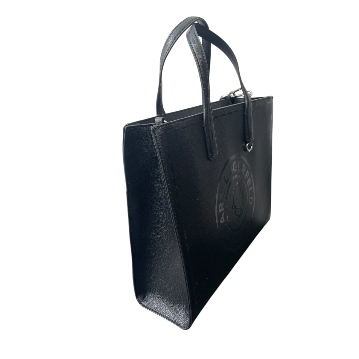 Foto 4 pulgar | Bolsa Karl Lagerfeld Tote Face Black para Dama