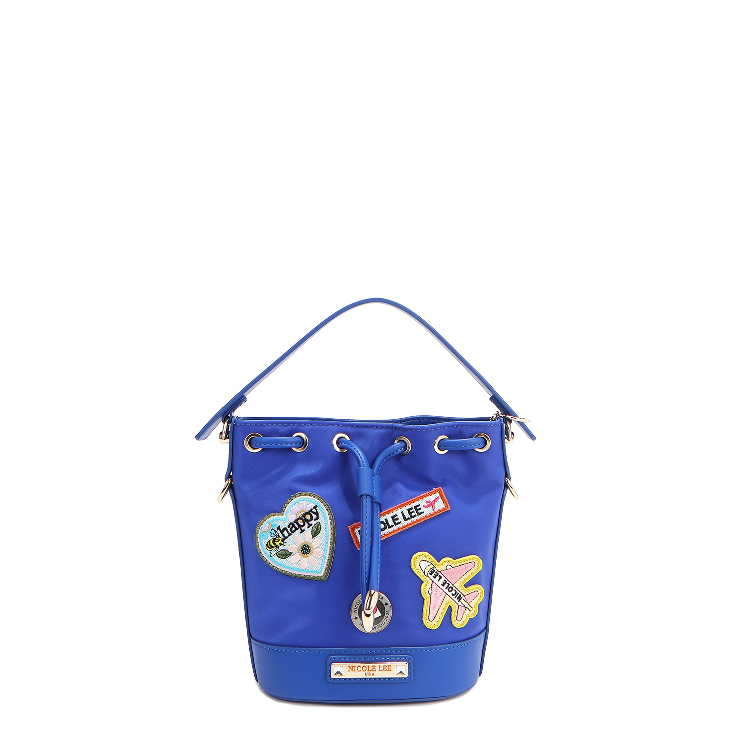 Foto 2 pulgar | Bolsa De Jareta Nicole Lee De Nailon Con Parches