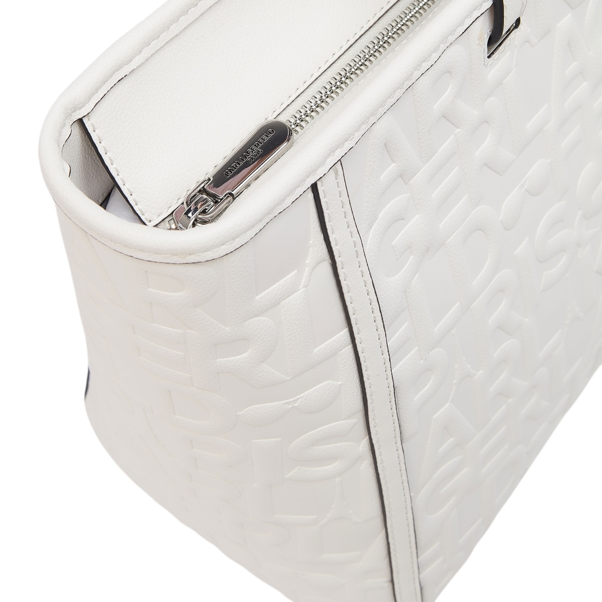 Foto 6 pulgar | Bolsa Karl Lagerfeld Maybelle White para Mujer