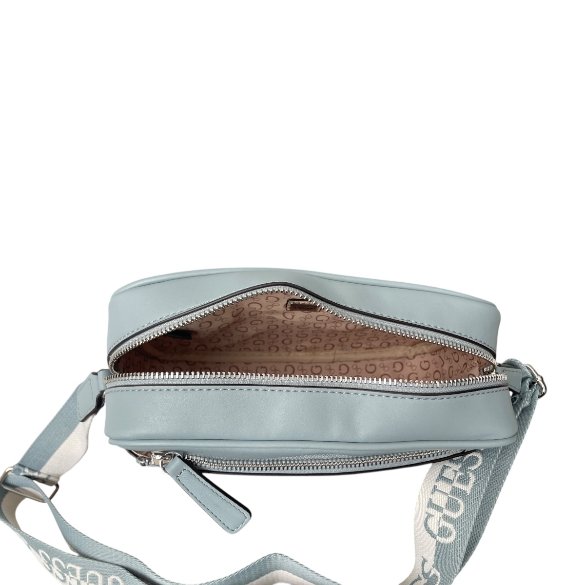 Foto 5 pulgar | Bolsa Guess Sky Blue para Mujer