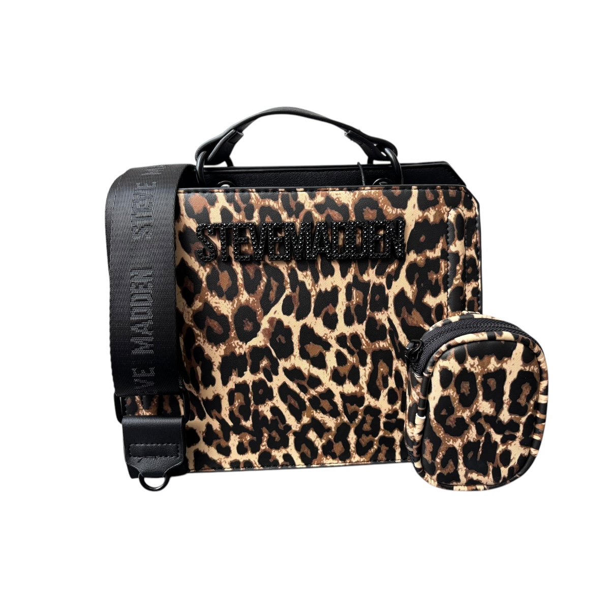 Foto 2 pulgar | Bolsa Para Dama Steve Madden Bevelyn Leopard