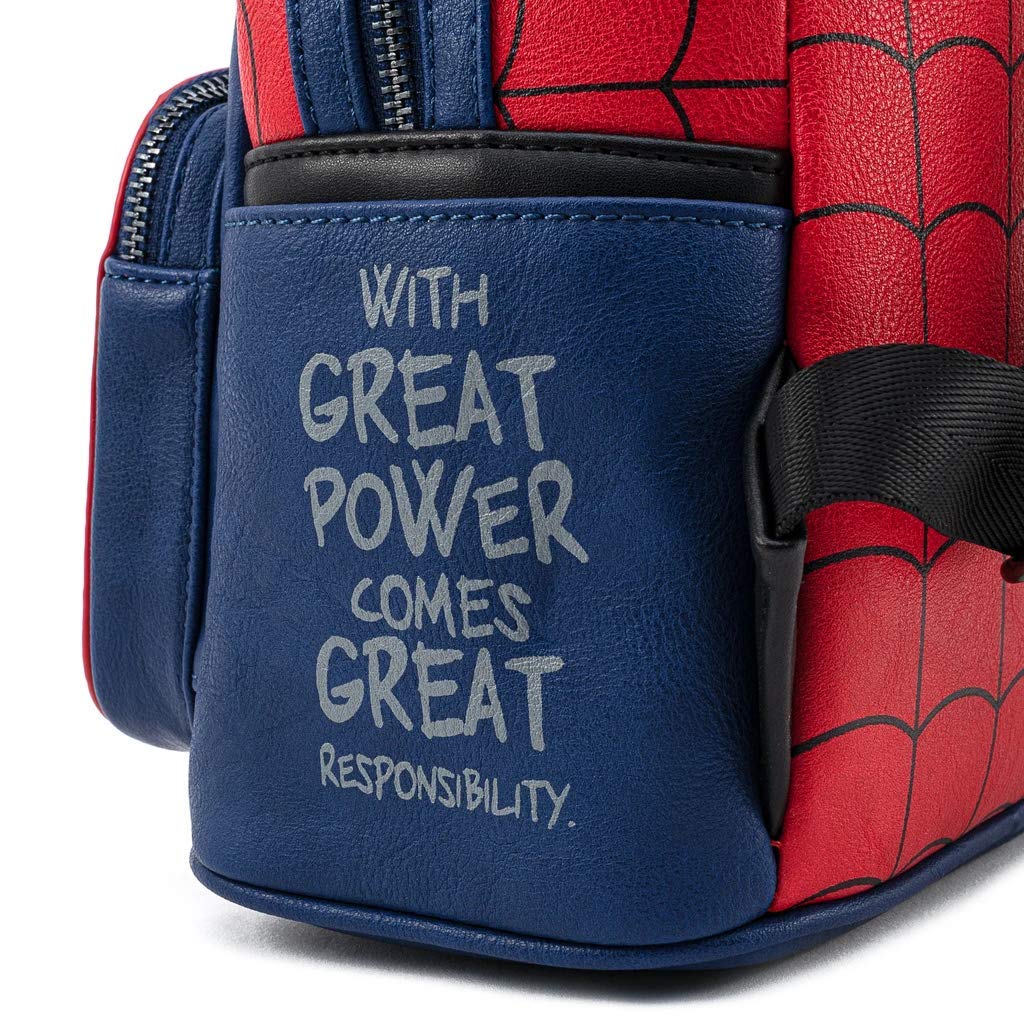 Foto 5 pulgar | Bandolera Loungefly Marvel Spider Man Classic Cosplay - Venta Internacional.