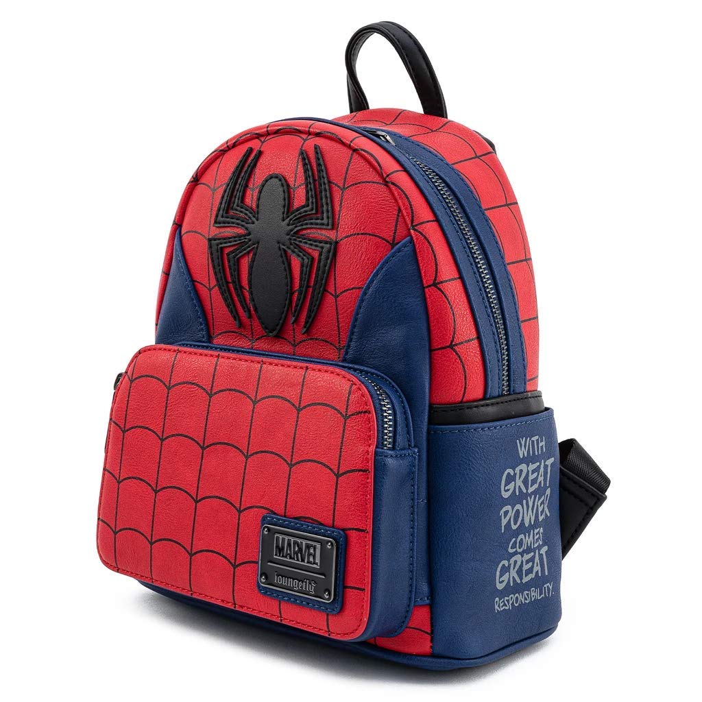 Foto 6 pulgar | Bandolera Loungefly Marvel Spider Man Classic Cosplay - Venta Internacional.