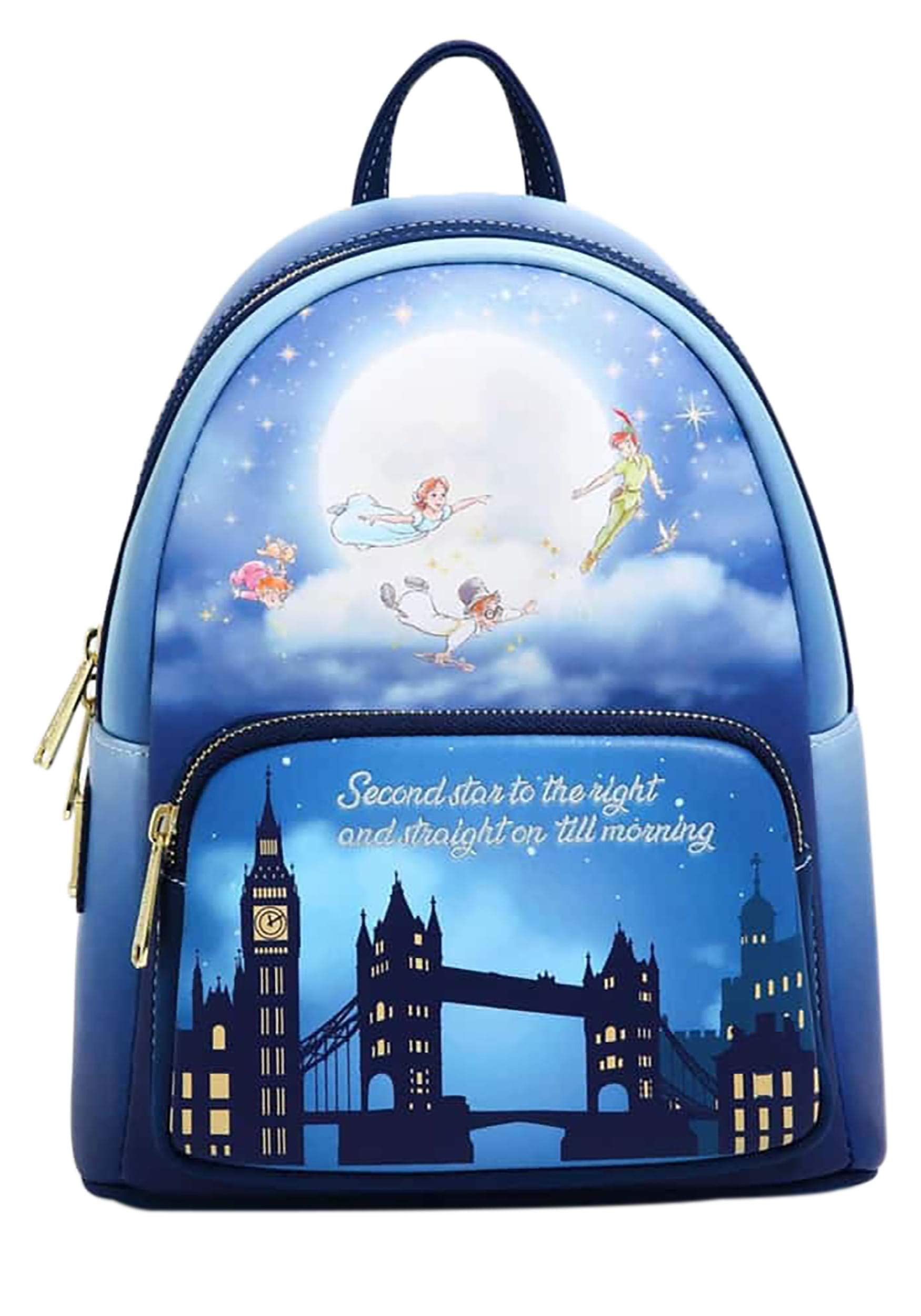 Foto 2 pulgar | Bandolera Loungefly Disney Peter Pan Second Star Glow - Venta Internacional.