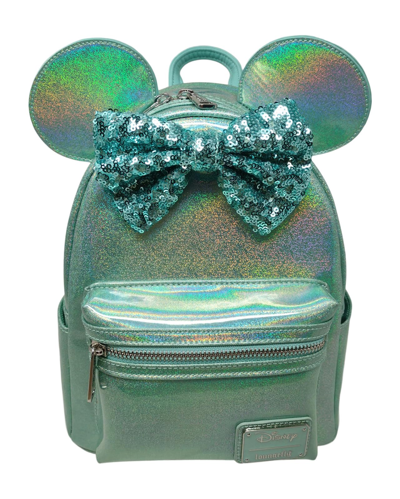 Foto 2 pulgar | Bandolera Loungefly Disney Minnie Mouse Glitter Blue - Venta Internacional.