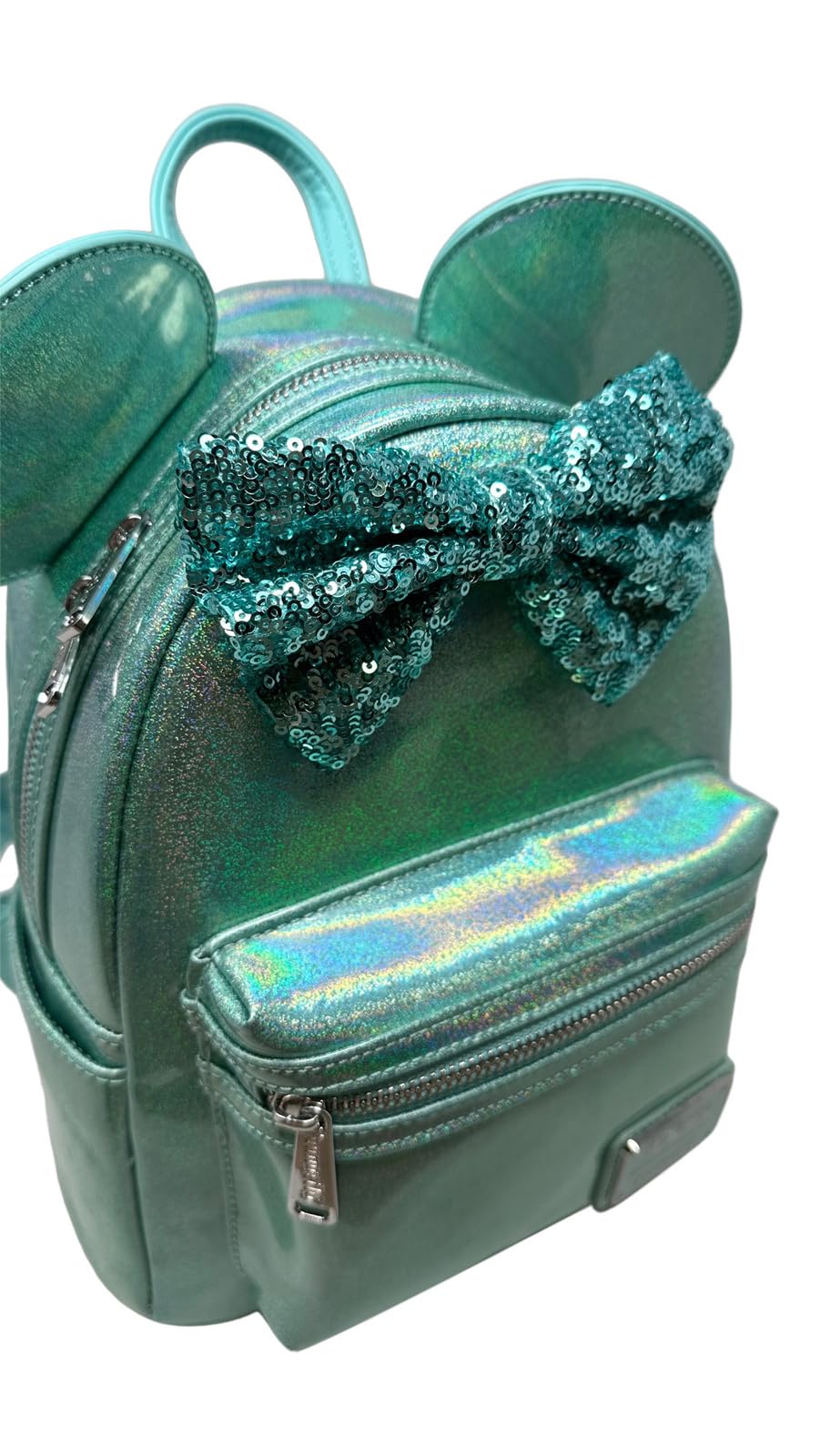 Foto 4 pulgar | Bandolera Loungefly Disney Minnie Mouse Glitter Blue - Venta Internacional.