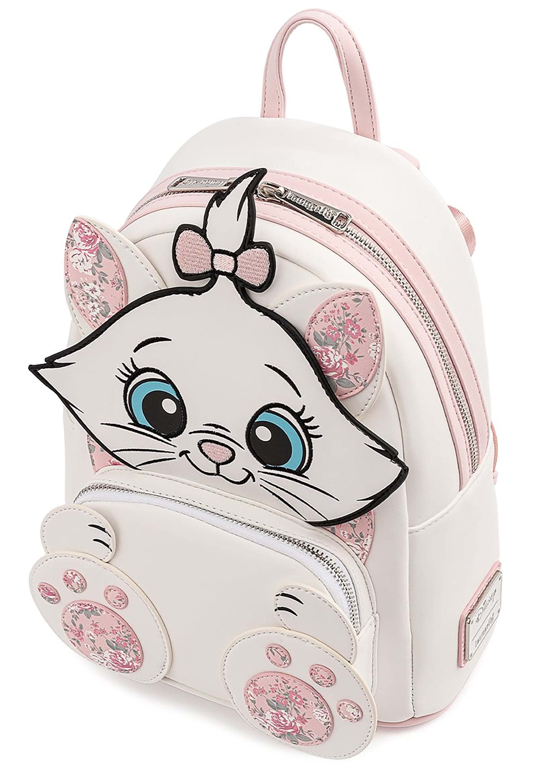 Foto 4 pulgar | Bandolera Loungefly Disney Marie Floral Footsy Para Mujer - Venta Internacional.