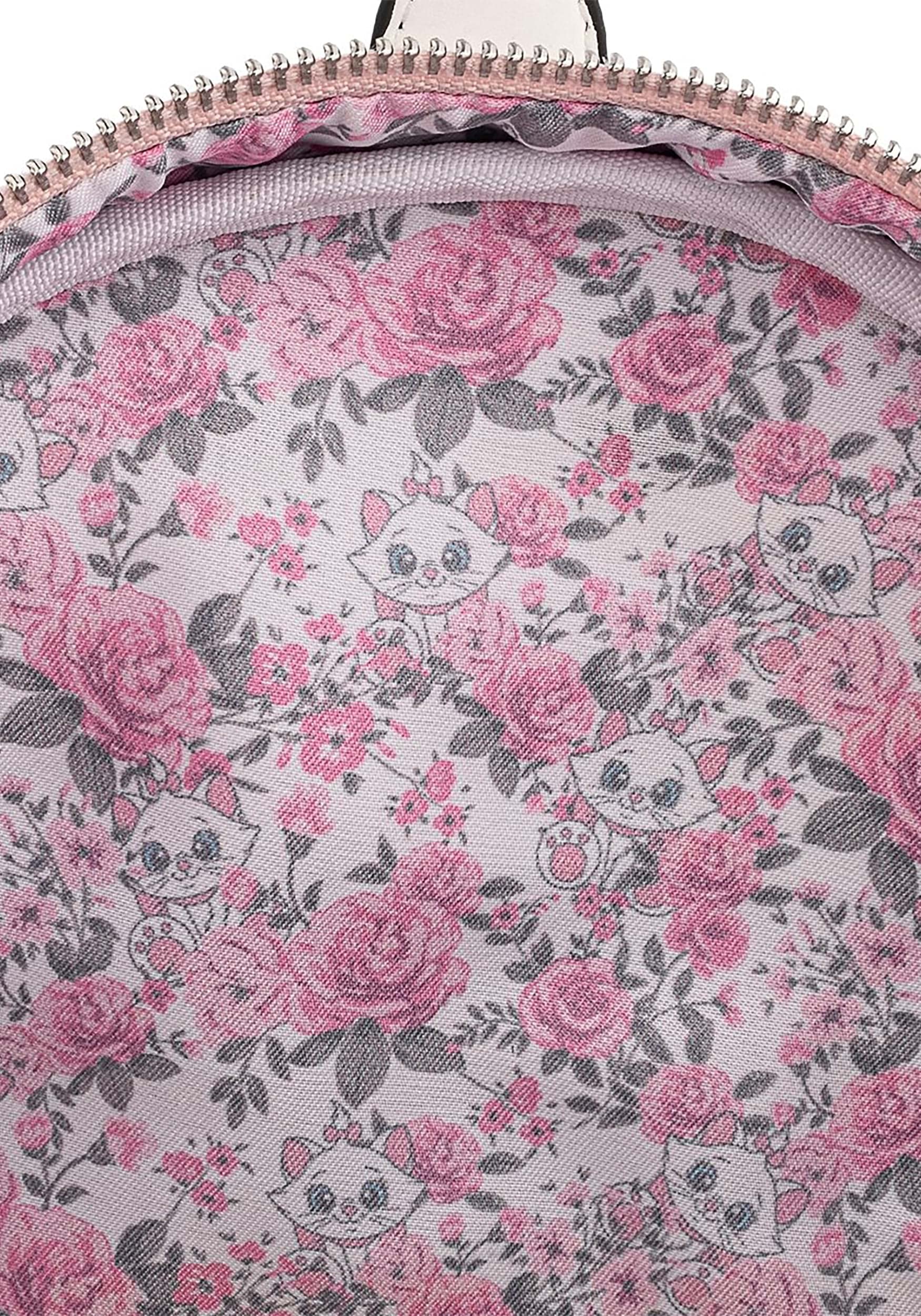 Foto 7 pulgar | Bandolera Loungefly Disney Marie Floral Footsy Para Mujer - Venta Internacional.